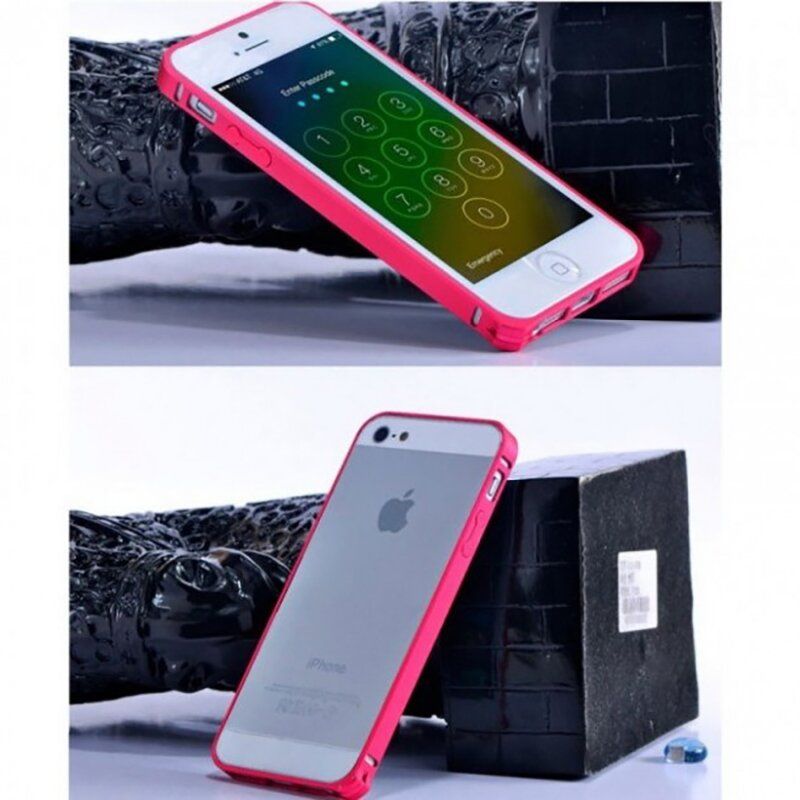 Купити Чехол-накладка Remax Screw Metal border для Apple iPhone 5/5S Red за найкращою ціною в Україні 🔔, наш інтернет - магазин гарантує якість і швидку доставку вашого замовлення 🚀