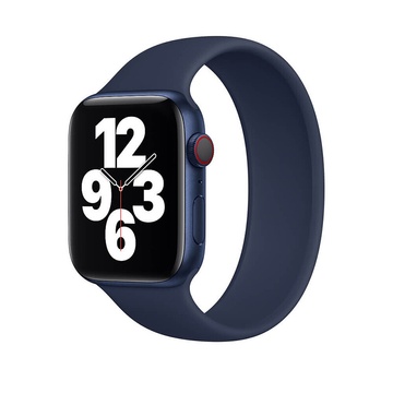Купити Силіконовий монобраслет oneLounge Solo Loop Midnight Blue для Apple Watch 38mm | 40mm Size M OEM за найкращою ціною в Україні 🔔, наш інтернет - магазин гарантує якість і швидку доставку вашого замовлення 🚀