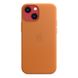 Шкіряний чохол Apple Leather Case with MagSafe Golden Brown (MM0D3) для iPhone 13 mini