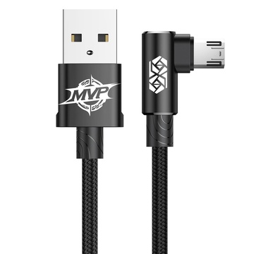 Купити Micro-USB кабель Baseus MVP Elbow 1.5A 2M чорний за найкращою ціною в Україні 🔔, наш інтернет - магазин гарантує якість і швидку доставку вашого замовлення 🚀