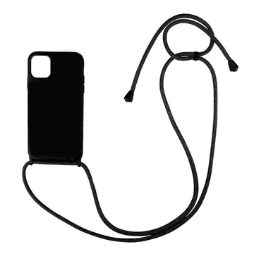 Купить Силиконовый чехол на шнурке oneLounge Shoulder Strap Black для iPhone 12 Pro Max по лучшей цене в Украине 🔔 ,  наш интернет - магазин гарантирует качество и быструю доставку вашего заказа 🚀