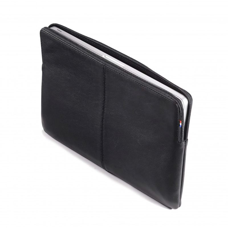 Купить Кожаный чехол-сумка Decoded Slim Sleeve Black для MacBook 12" | Air 11" по лучшей цене в Украине 🔔 ,  наш интернет - магазин гарантирует качество и быструю доставку вашего заказа 🚀