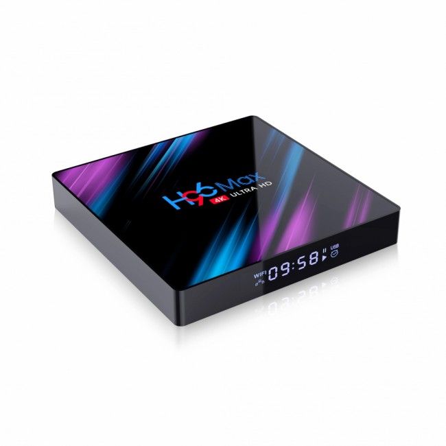 Купить Приставка Smart TV Box H96 MAX RK3318 4Gb/32Gb Black по лучшей цене в Украине 🔔 ,  наш интернет - магазин гарантирует качество и быструю доставку вашего заказа 🚀