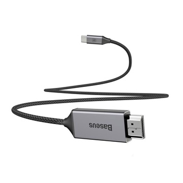 Купити Нейлоновий кабель Baseus Video USB Type-C to HDMI 1.8 m Space Gray за найкращою ціною в Україні 🔔, наш інтернет - магазин гарантує якість і швидку доставку вашого замовлення 🚀