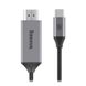 Нейлоновий кабель Baseus Video USB Type-C to HDMI 1.8 m Space Gray