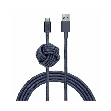 Купити Зарядний кабель Native Union Night Cable USB-A to USB-C Indigo 3m за найкращою ціною в Україні 🔔, наш інтернет - магазин гарантує якість і швидку доставку вашого замовлення 🚀