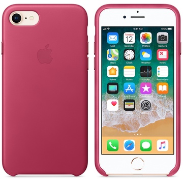 Купить Кожаный чехол Apple Leather Case Pink Fuchsia (MQHG2) для iPhone 7 | 8 | SE 2020 по лучшей цене в Украине 🔔 ,  наш интернет - магазин гарантирует качество и быструю доставку вашего заказа 🚀