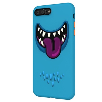 Купить 3D чехол с рисунком SwitchEasy Monsters синий для iPhone 8 Plus/7 Plus по лучшей цене в Украине 🔔 ,  наш интернет - магазин гарантирует качество и быструю доставку вашего заказа 🚀