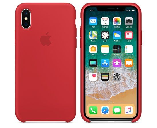 Купить Чехол HC Silicone Case для Apple iPhone X/XS Red Без бренда по лучшей цене в Украине 🔔 ,  наш интернет - магазин гарантирует качество и быструю доставку вашего заказа 🚀