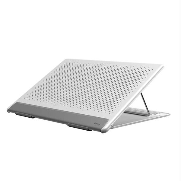 Купить Подставка для MacBook Baseus Let's go Mesh Portable Laptop Stand White | Gray по лучшей цене в Украине 🔔 ,  наш интернет - магазин гарантирует качество и быструю доставку вашего заказа 🚀