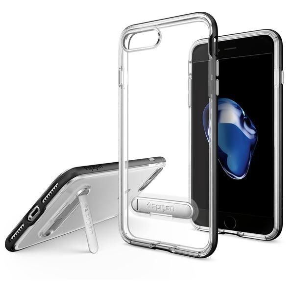 Купить Чехол Spigen Crystal Hybrid Black для iPhone 7 Plus | 8 Plus по лучшей цене в Украине 🔔 ,  наш интернет - магазин гарантирует качество и быструю доставку вашего заказа 🚀
