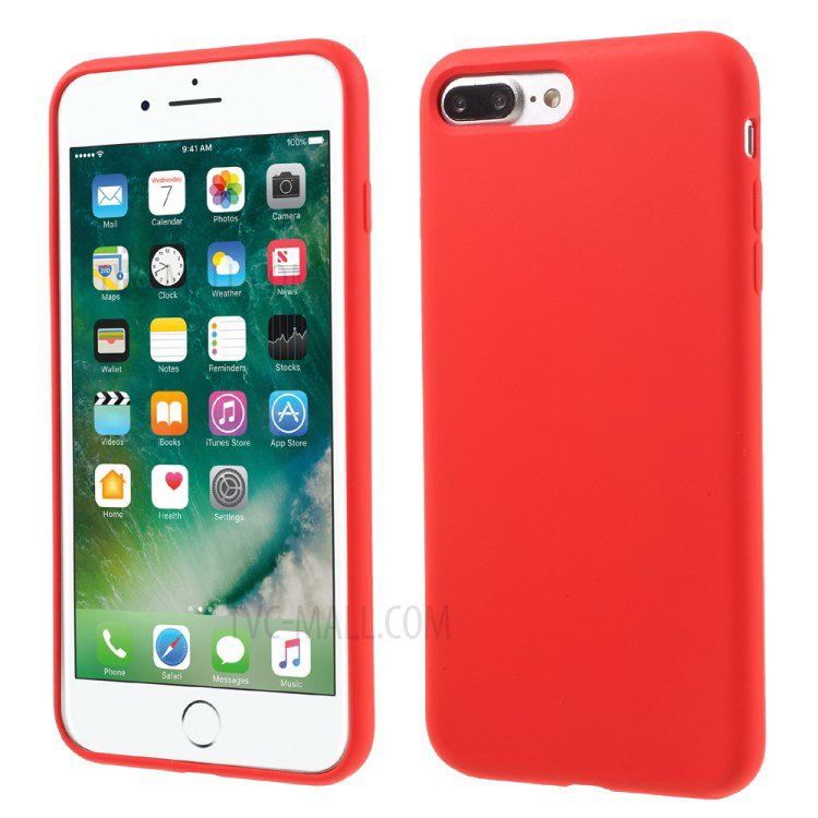 Купить Силиконовый чехол Coteetci Silicone красный для iPhone 8 Plus/7 Plus по лучшей цене в Украине 🔔 ,  наш интернет - магазин гарантирует качество и быструю доставку вашего заказа 🚀