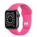 Ремешок iLoungeMax Sport Band 38mm | 40mm Barbie Pink для Apple Watch SE | 6 | 5 | 4 | 3 | 2 | 1 OEM