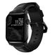 Черный кожаный ремешок Nomad Traditional Strap для Apple Watch 44mm | 42mm Series SE | 6 | 5 | 4 | 3 | 2 | 1