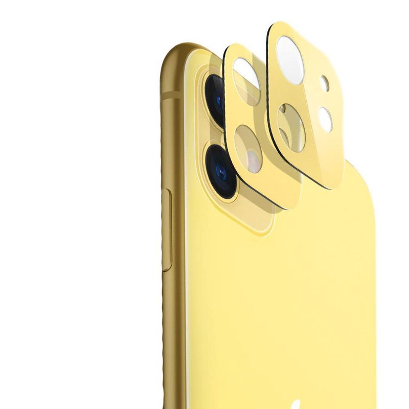 Купити Жовте захисне скло для камери ESR Fullcover Camera Yellow для iPhone 11 за найкращою ціною в Україні 🔔, наш інтернет - магазин гарантує якість і швидку доставку вашого замовлення 🚀