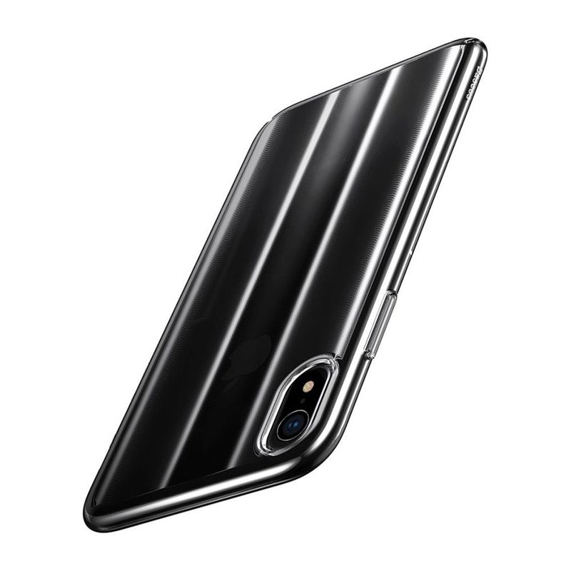 Купить Чехол Baseus Aurora Series Transparent Black для iPhone XR по лучшей цене в Украине 🔔 ,  наш интернет - магазин гарантирует качество и быструю доставку вашего заказа 🚀