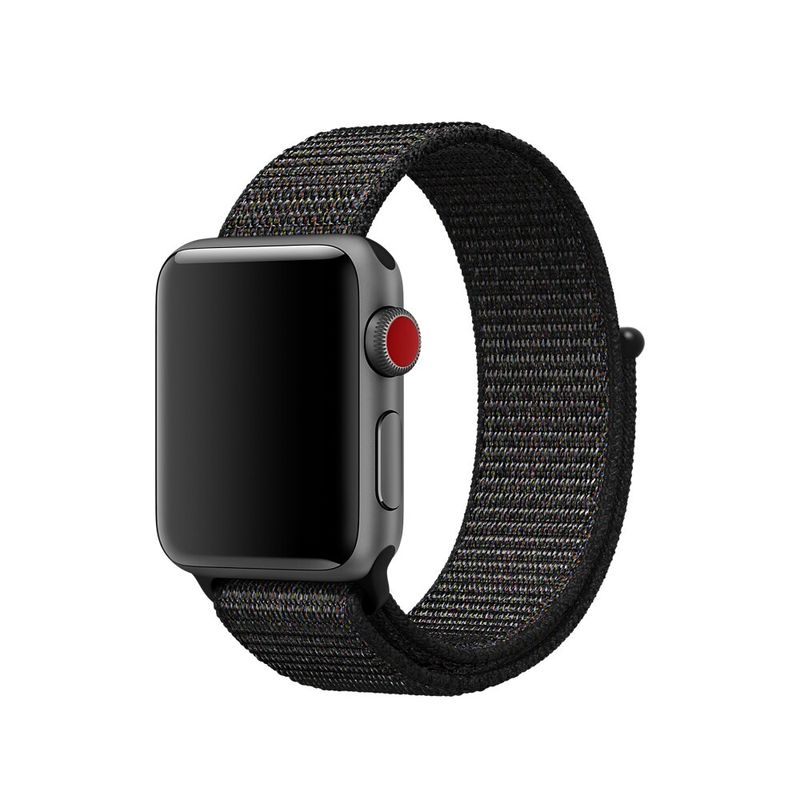 Купити Ремінець oneLounge Sport Loop Black для Apple Watch 40mm | 38mm SE| 6 | 5 | 4 | 3 | 2 | 1 OEM за найкращою ціною в Україні 🔔, наш інтернет - магазин гарантує якість і швидку доставку вашого замовлення 🚀