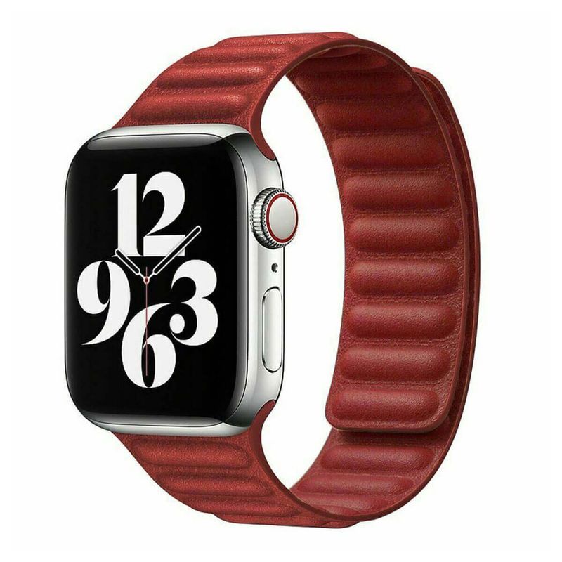 Купити Ремінець oneLounge Leather Link Magnetic Red для Apple Watch 38mm | 40mm (S | M) OEM за найкращою ціною в Україні 🔔, наш інтернет - магазин гарантує якість і швидку доставку вашого замовлення 🚀