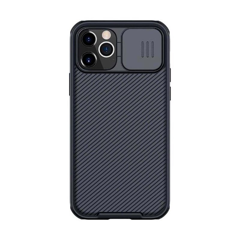 Купить Черный силиконовый чехол Nillkin CamShield Pro Case для iPhone 12 | 12 Pro по лучшей цене в Украине 🔔 ,  наш интернет - магазин гарантирует качество и быструю доставку вашего заказа 🚀