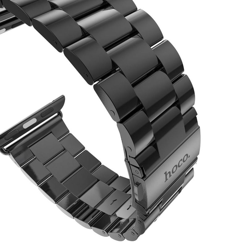 Купити Металевий ремінець HOCO Stainless Steel Black для Apple Watch 40mm | 38mm SE| 6 | 5 | 4 | 3 | 2 | 1 за найкращою ціною в Україні 🔔, наш інтернет - магазин гарантує якість і швидку доставку вашого замовлення 🚀