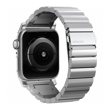 Купити Металевий ремінець Nomad Steel Band Silver для Apple Watch 42mm | 44mm SE| 6 | 5 | 4 | 3 | 2 | 1 за найкращою ціною в Україні 🔔, наш інтернет - магазин гарантує якість і швидку доставку вашого замовлення 🚀