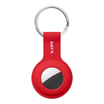 Силиконовый брелок с кольцом LAUT HUEX TAG Crimson для AirTag