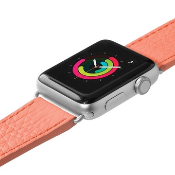 Купить Кожаный ремешок Laut Milano Coral для Apple Watch 44mm | 42mm SE | 6 | 5 | 4 | 3 | 2 | 1 по лучшей цене в Украине 🔔 ,  наш интернет - магазин гарантирует качество и быструю доставку вашего заказа 🚀