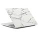 Пластиковий чохол oneLounge Marble White | Gray для MacBook Pro 13" (M1| 2020 | 2019 | 2018)