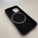 Кожаный чехол iLoungeMax Genuine Leather Case MagSafe Black для iPhone 12 mini ОЕМ