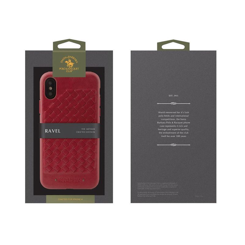 Купить Кожаный чехол Polo Ravel красный для iPhone X/XS по лучшей цене в Украине 🔔 ,  наш интернет - магазин гарантирует качество и быструю доставку вашего заказа 🚀