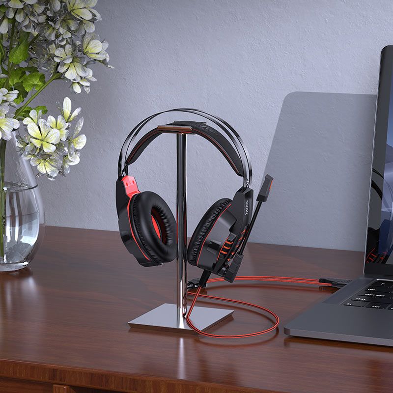 Купити Ігрові навушники Hoco W102 Cool tour з мікрофоном та підсвіткою Red за найкращою ціною в Україні 🔔, наш інтернет - магазин гарантує якість і швидку доставку вашого замовлення 🚀