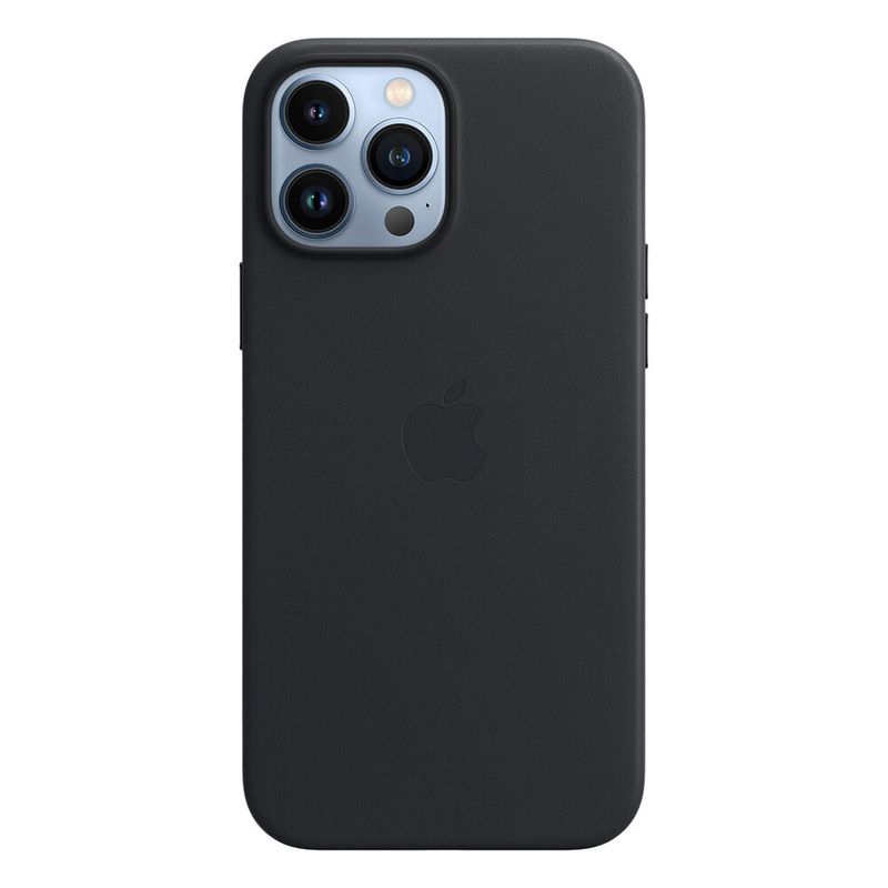 Шкіряний чохол Apple Leather Case with MagSafe Midnight (MM1R3) для iPhone 13 Pro Max