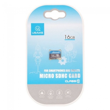 Купить Карта памяти Micro SDHC Card Usams US-ZB093 TF High Speed Card 16Gb Class 10 по лучшей цене в Украине 🔔 ,  наш интернет - магазин гарантирует качество и быструю доставку вашего заказа 🚀