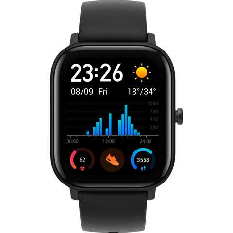 Xiaomi amazfit sales black