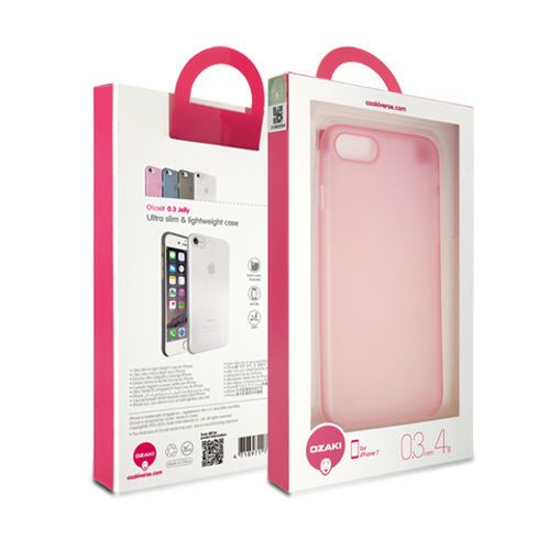 Купить Чехол Ozaki O!coat 0.3 Jelly Pink для iPhone 7 | 8 | SE 2020 по лучшей цене в Украине 🔔 ,  наш интернет - магазин гарантирует качество и быструю доставку вашего заказа 🚀