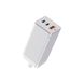 Быстрое сетевое зарядное устройство Baseus GaN2 Pro Quick Charger 2 Type-C+USB-A White 65W (US) + EU адаптер