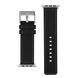 Кожаный ремешок Laut Safari Black для Apple Watch 42mm | 44mm SE | 6 | 5 | 4 | 3 | 2 | 1