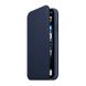 Кожаный чехол-бумажник iLoungeMax Leather Folio Midnight Blue для iPhone 11 OEM