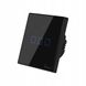 Чорний розумний вимикач HomeKit Sonoff TX T3EU3C (3 канали)