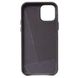 Черный кожаный чехол Decoded Back Cover Black для iPhone 12 mini