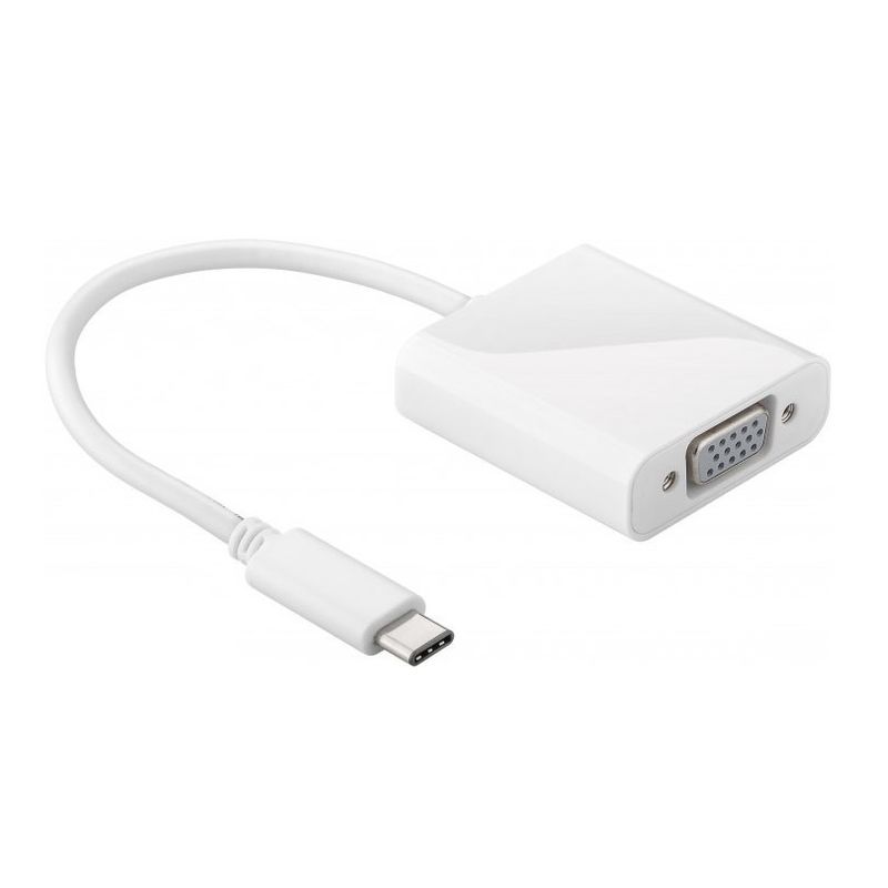 Купить Переходник oneLounge USB Type-C to VGA Adapter White для Apple MacBook по лучшей цене в Украине 🔔 ,  наш интернет - магазин гарантирует качество и быструю доставку вашего заказа 🚀