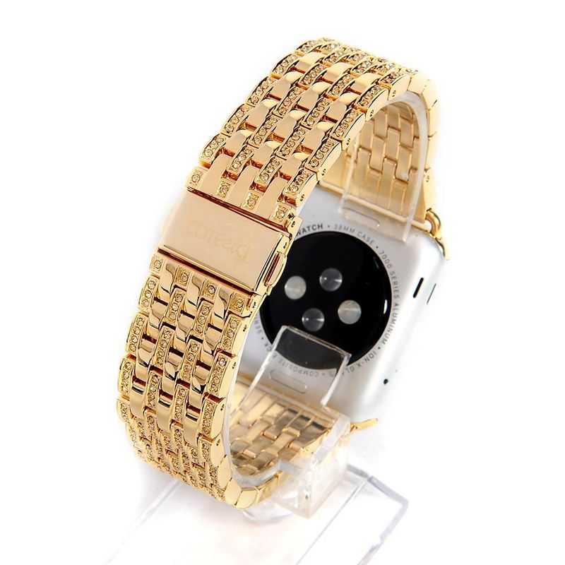 Купить Ремешок для Apple Watch 38/40 мм - COTEetCI W4 Magnificent золотистый по лучшей цене в Украине 🔔 ,  наш интернет - магазин гарантирует качество и быструю доставку вашего заказа 🚀