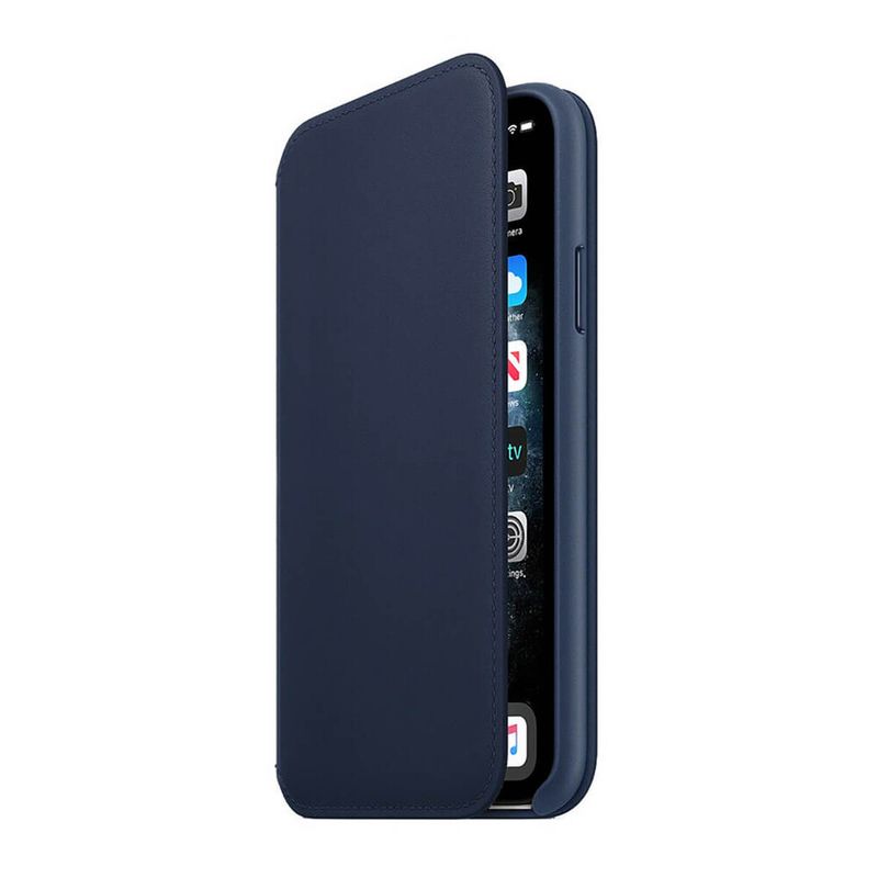 Купить Кожаный чехол-бумажник oneLounge Leather Folio Midnight Blue для iPhone 11 OEM по лучшей цене в Украине 🔔 ,  наш интернет - магазин гарантирует качество и быструю доставку вашего заказа 🚀