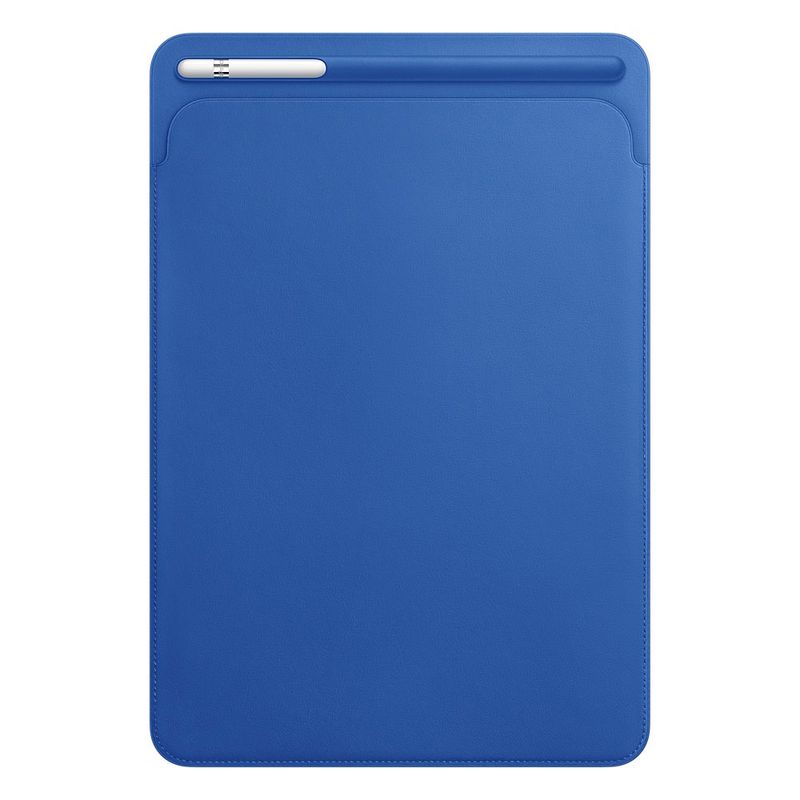 Купити Шкіряний чохол Apple Leather Sleeve Electric Blue (MRFL2) для Air iPad 3 (2019) | Pro 10.5" за найкращою ціною в Україні 🔔, наш інтернет - магазин гарантує якість і швидку доставку вашого замовлення 🚀