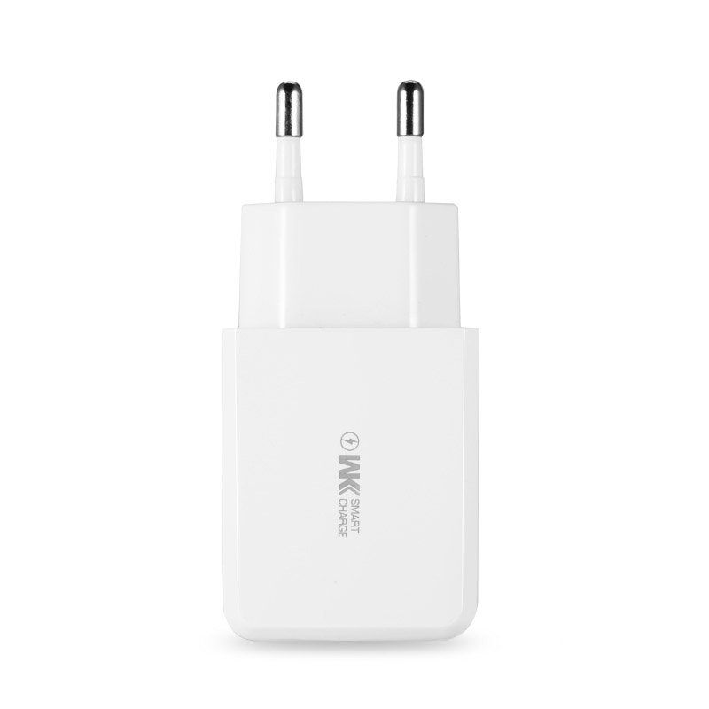 Купить Зарядное устройство WK Design Suda Charger 2.4 A, 2 USB, белое по лучшей цене в Украине 🔔 ,  наш интернет - магазин гарантирует качество и быструю доставку вашего заказа 🚀