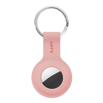 Силиконовый брелок с кольцом LAUT HUEX TAG Blush Pink для AirTag