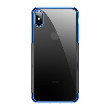 Купити Силіконовий чохол Baseus Shining синій для iPhone XS Max за найкращою ціною в Україні 🔔, наш інтернет - магазин гарантує якість і швидку доставку вашого замовлення 🚀