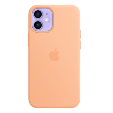 Купить Силиконовый чехол Apple Silicone Case MagSafe Cantaloupe (MJYW3) для iPhone 12 mini по лучшей цене в Украине 🔔 ,  наш интернет - магазин гарантирует качество и быструю доставку вашего заказа 🚀