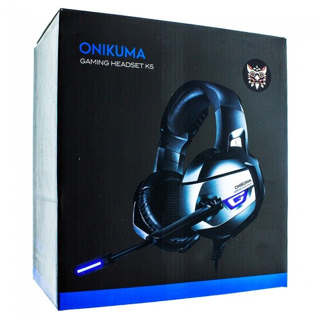 Купить Наушники игровые Onikuma K5 PRO с микрофоном Black-Blue по лучшей цене в Украине 🔔 ,  наш интернет - магазин гарантирует качество и быструю доставку вашего заказа 🚀