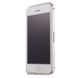 Чохол-бампер Coteetci (на кліпсі) сріблястий для iPhone 5/5S/SE